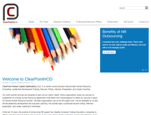 Tablet Screenshot of clearpointhco.com